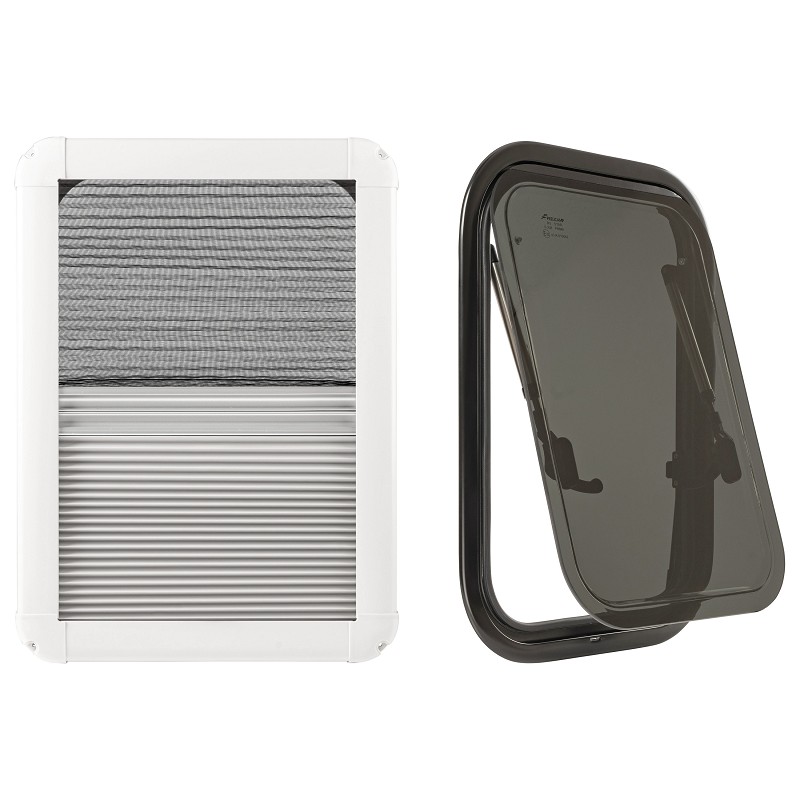 Klapraam inclusief combihor wit 350 x 500 mm