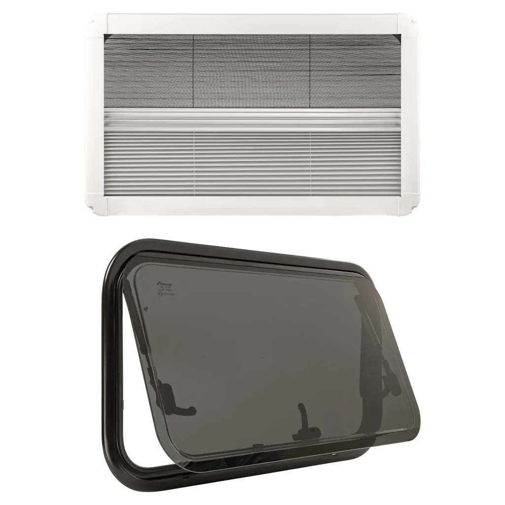 Klapraam inclusief combihor wit 1200 x 500 mm