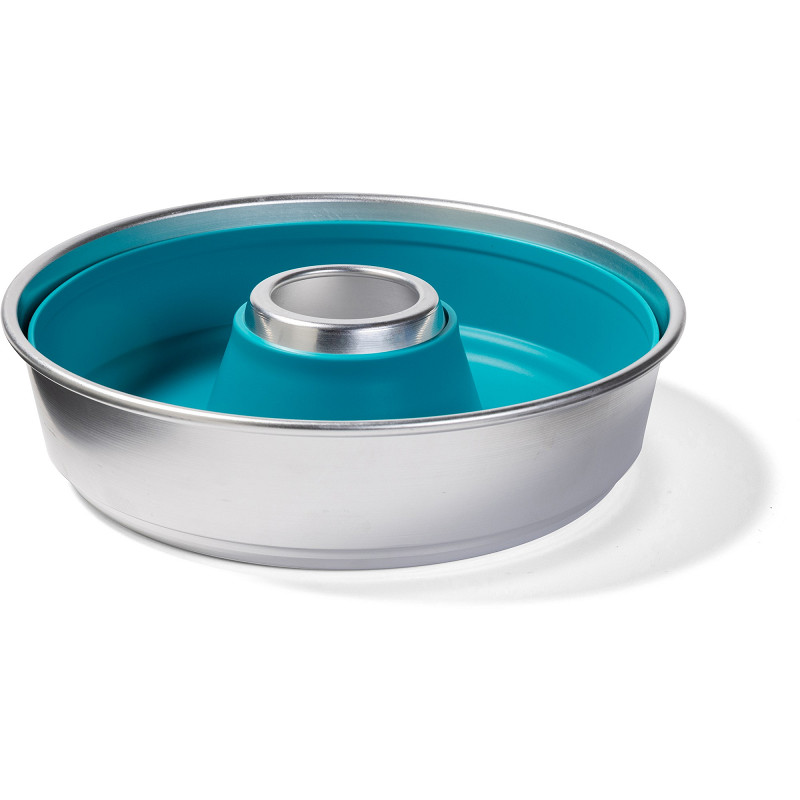 de kampeerspecialis Omnia Siliconen bakvorm turquoise