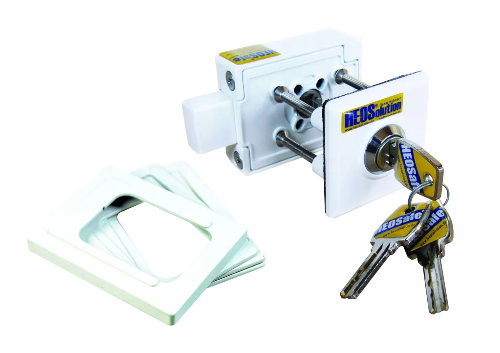 3 Sloten zilvergrijs