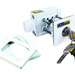 3 Sloten zilvergrijs