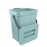 Prullenbak met zuignapbevestiging blauw