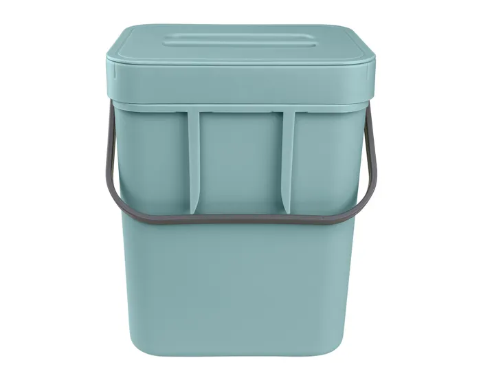 Prullenbak met zuignapbevestiging blauw