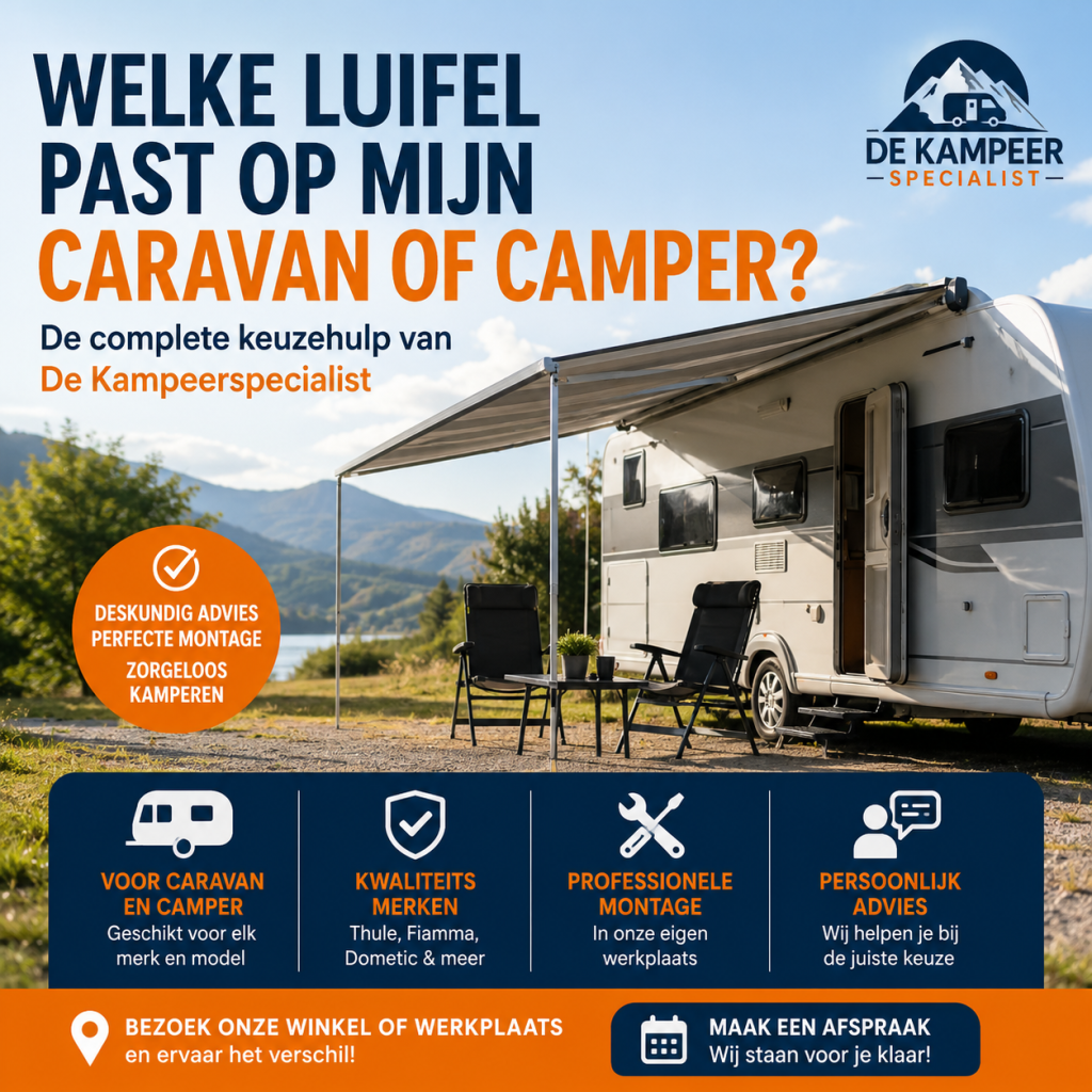 welke luifel past op mijn camper